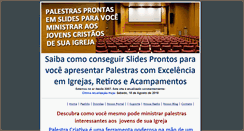 Desktop Screenshot of palestrasjovemcristao.com.br
